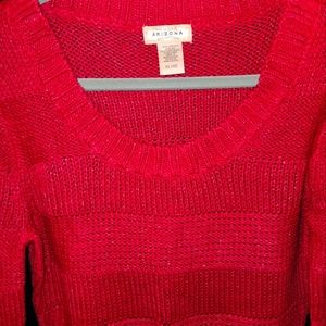 Red sweater for woman